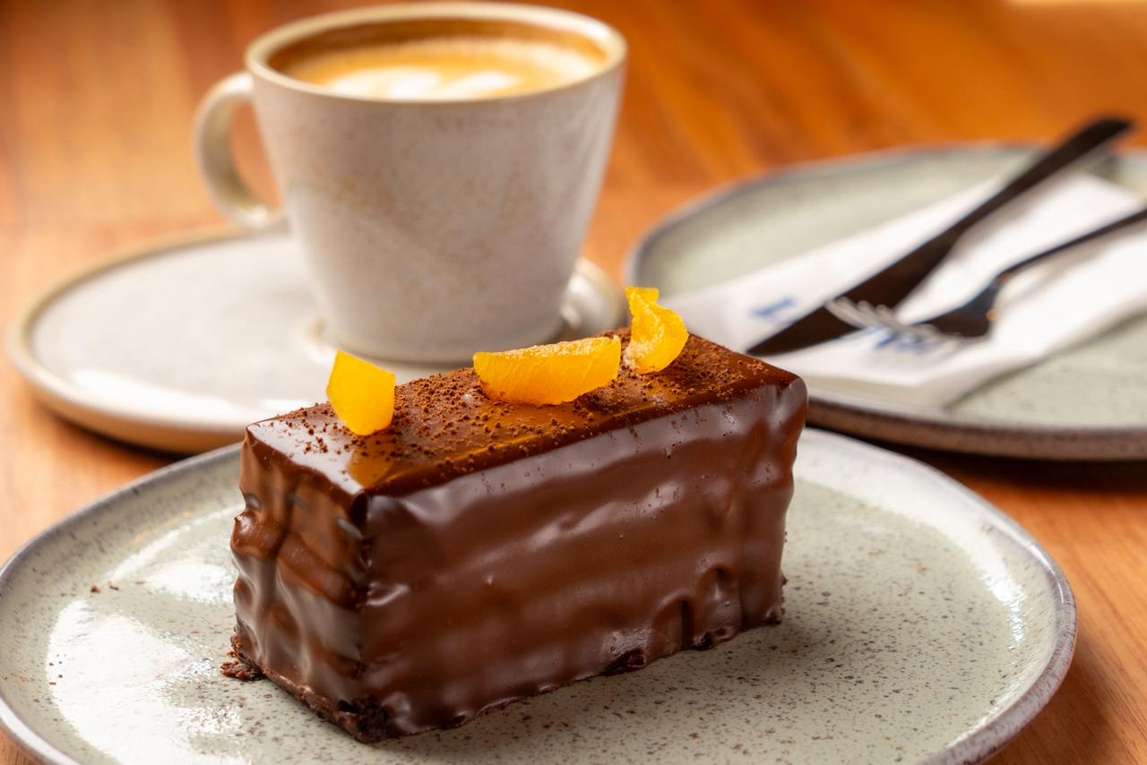 Torta de Chocolate e Damasco